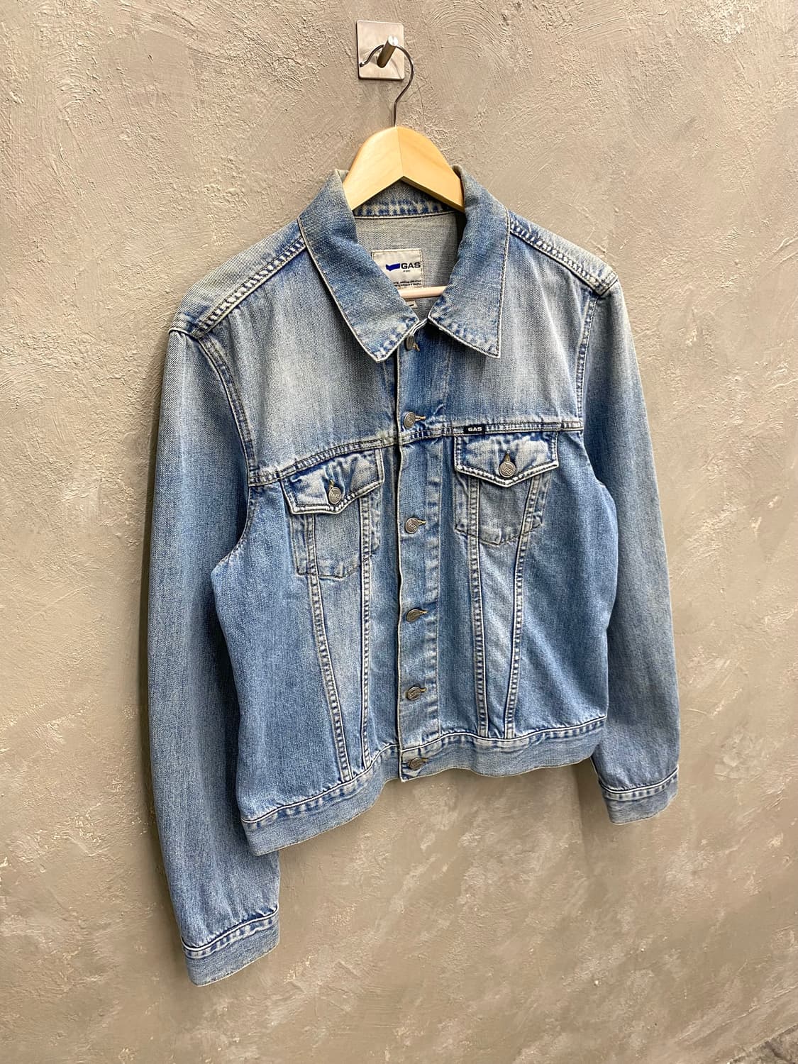 [L] GAS Jeans 빈티지 데님 트러커 자켓 상품이미지1