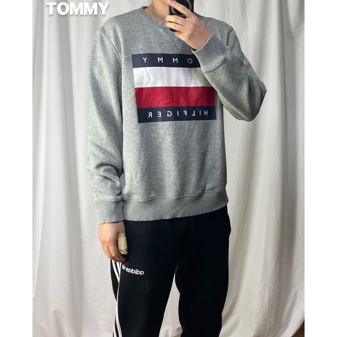 [L] 타미힐피거 맨투맨 (새상품급) 상품이미지2