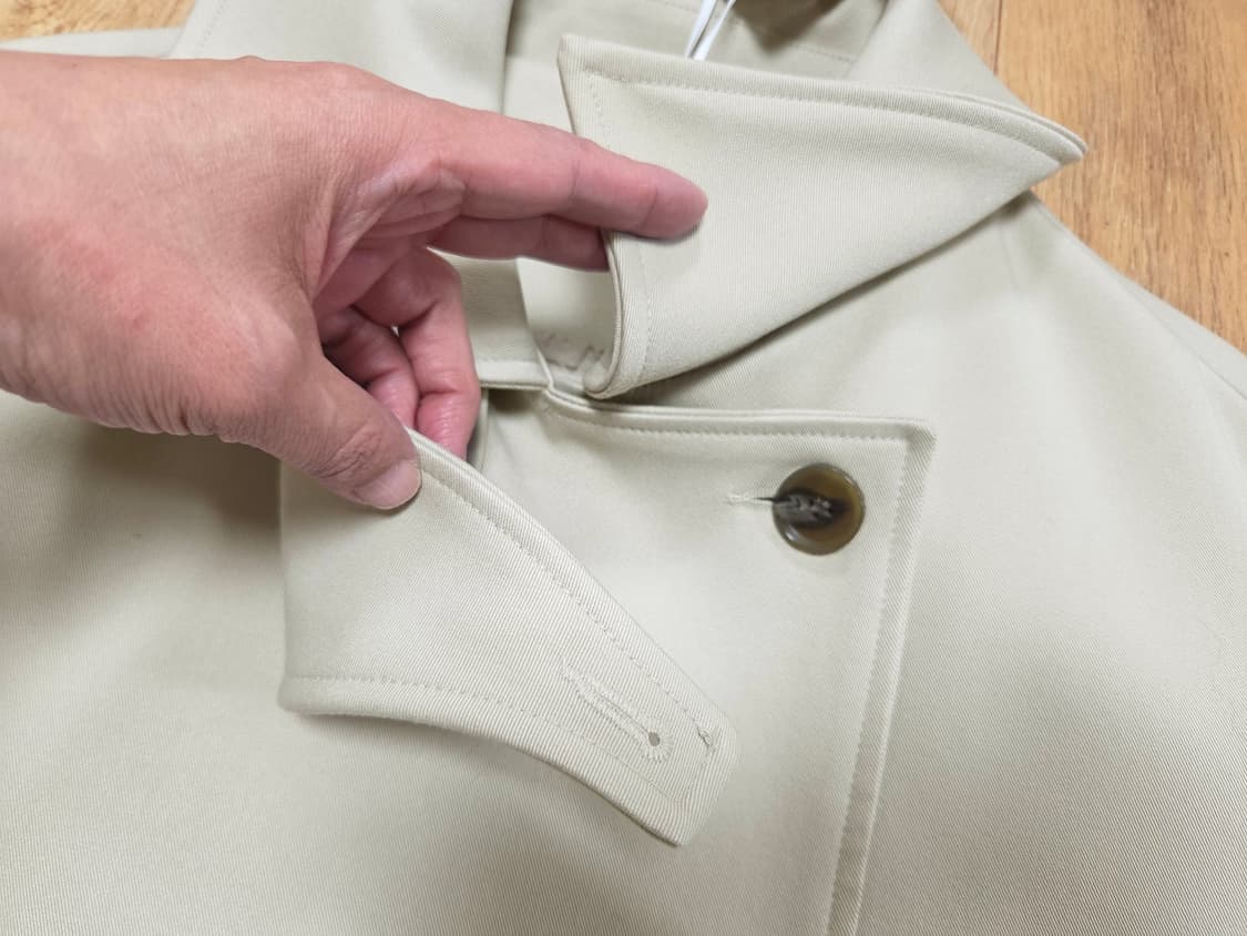 르와(L'oiE) 숏 더블 트렌치자켓 프리사이즈 새상품 상품이미지7