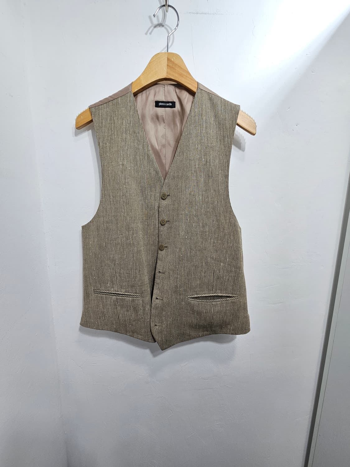 피에르가르뎅(Pierre Cardin) 남성 스트라이프 베스트 상품이미지1
