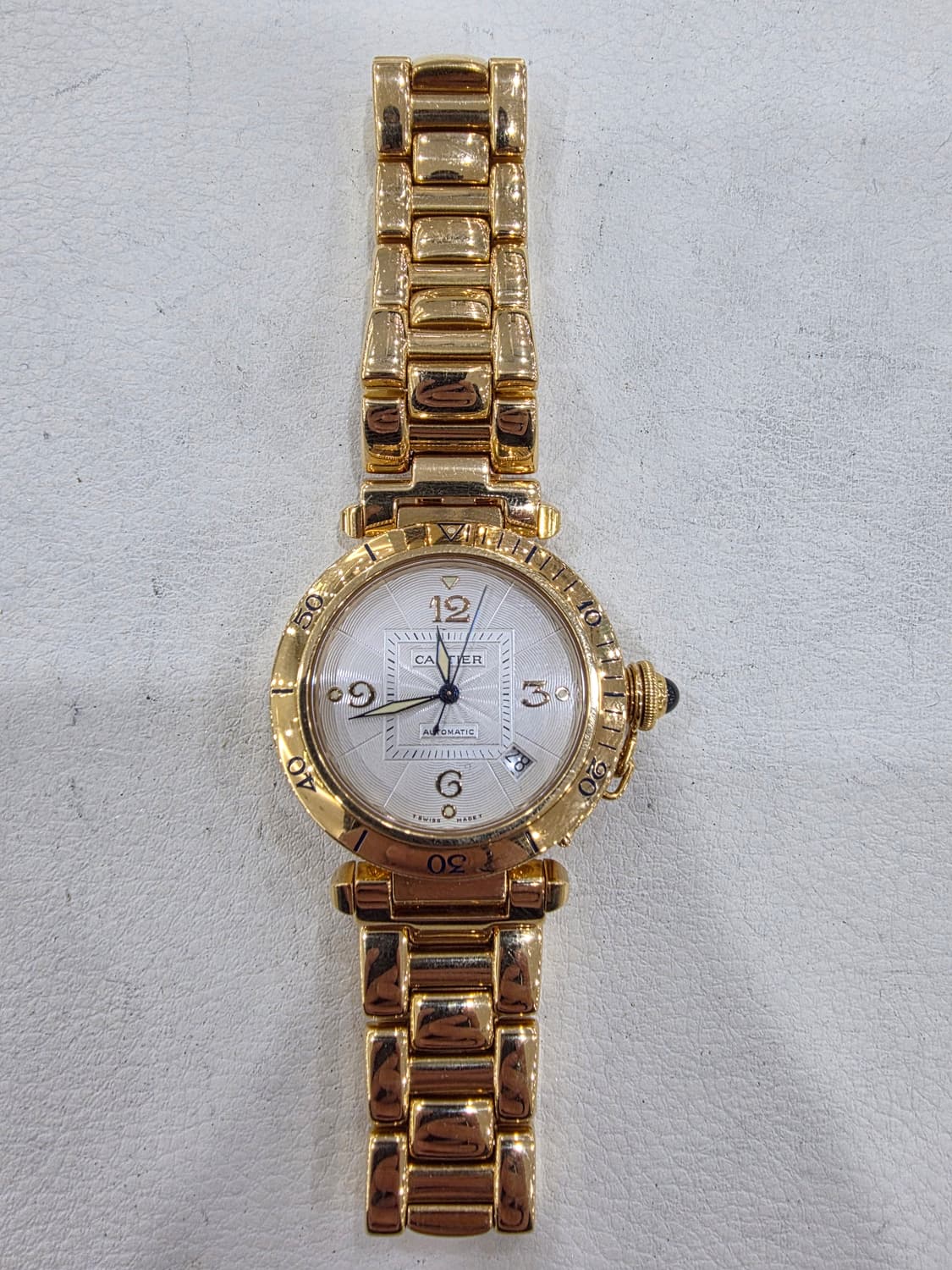 까르띠에 파샤 금통 시계 정품 상품이미지3