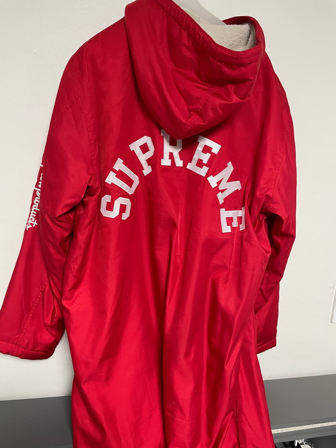 슈프림 x 챔피언 돕바 레드 xl 상품이미지2