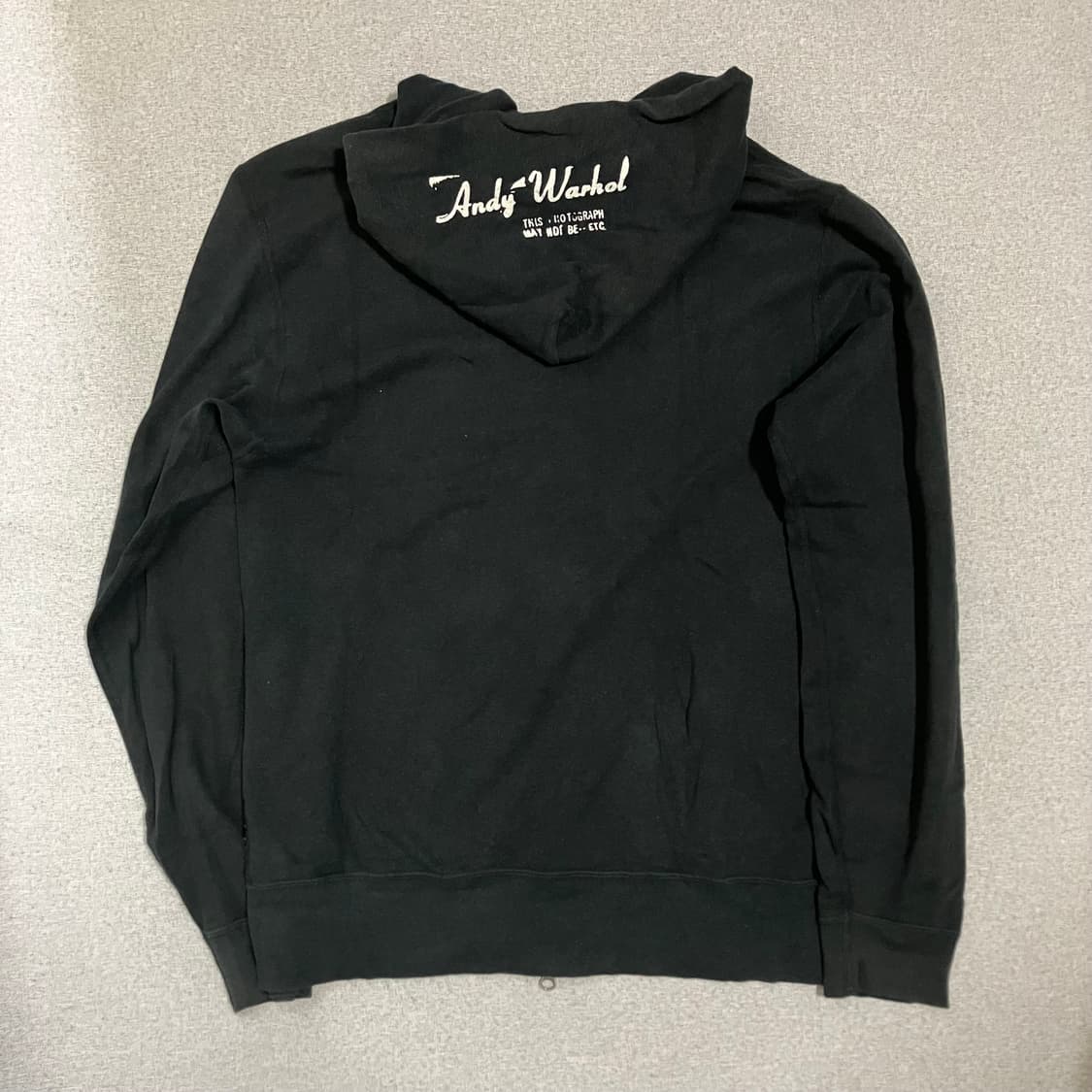 [M] 히스테릭 글래머 앤디워홀 콜라보 후드 블랙 상품이미지2