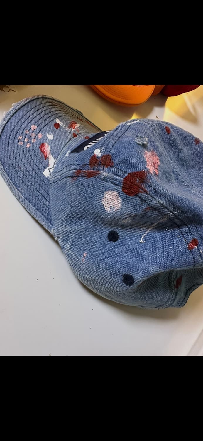 슈프림 워시드치노 캠프캡 커스텀 23FW 상품이미지4