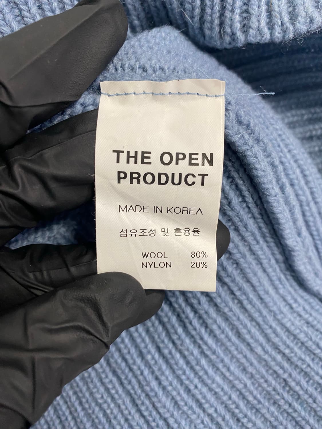 더오픈프로덕트 크롭 브이넥 울 니트 <613> 상품이미지4