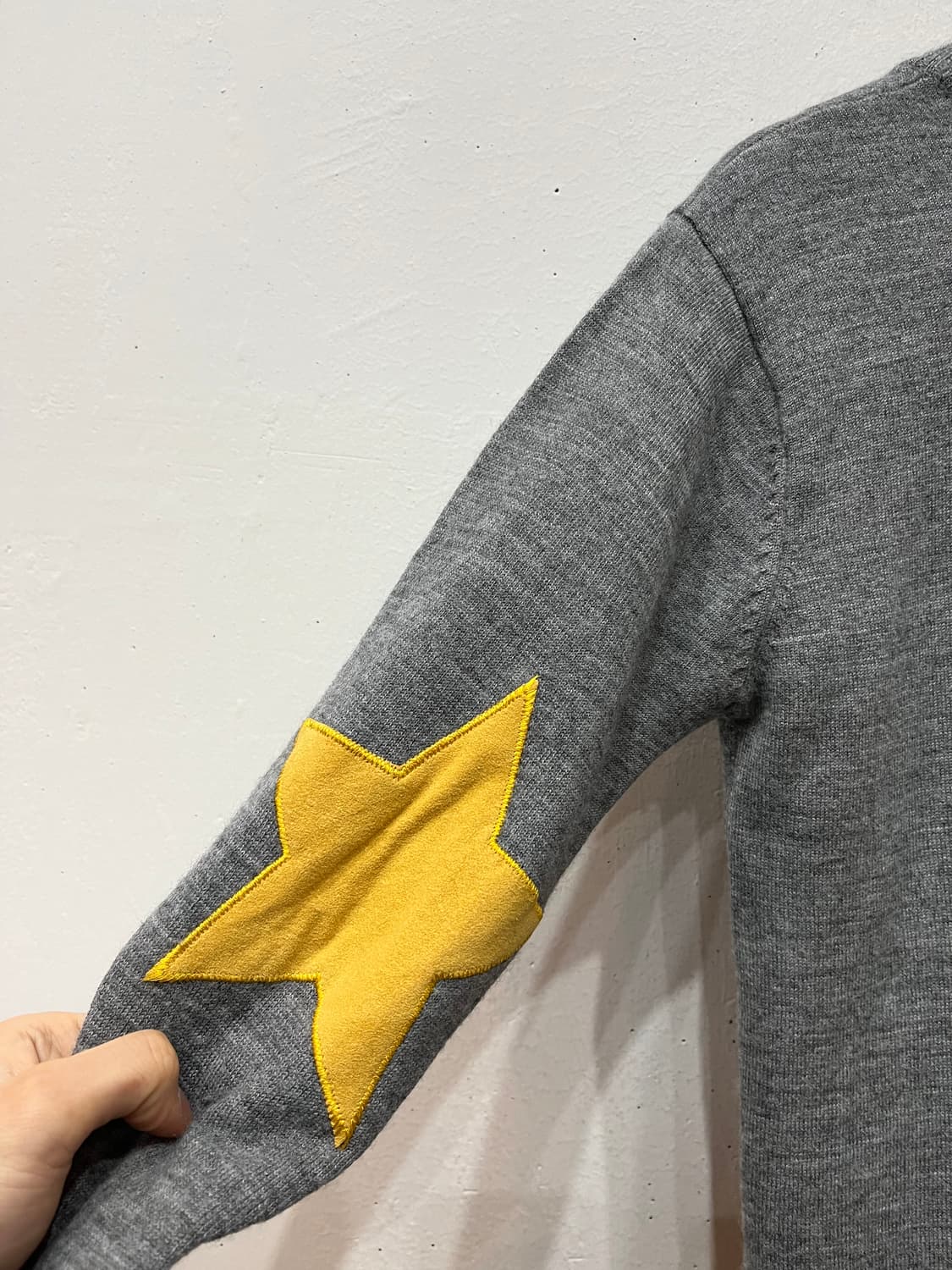 X-GIRL 엑스걸 퓨어울 스타패치 가디건  상품이미지4