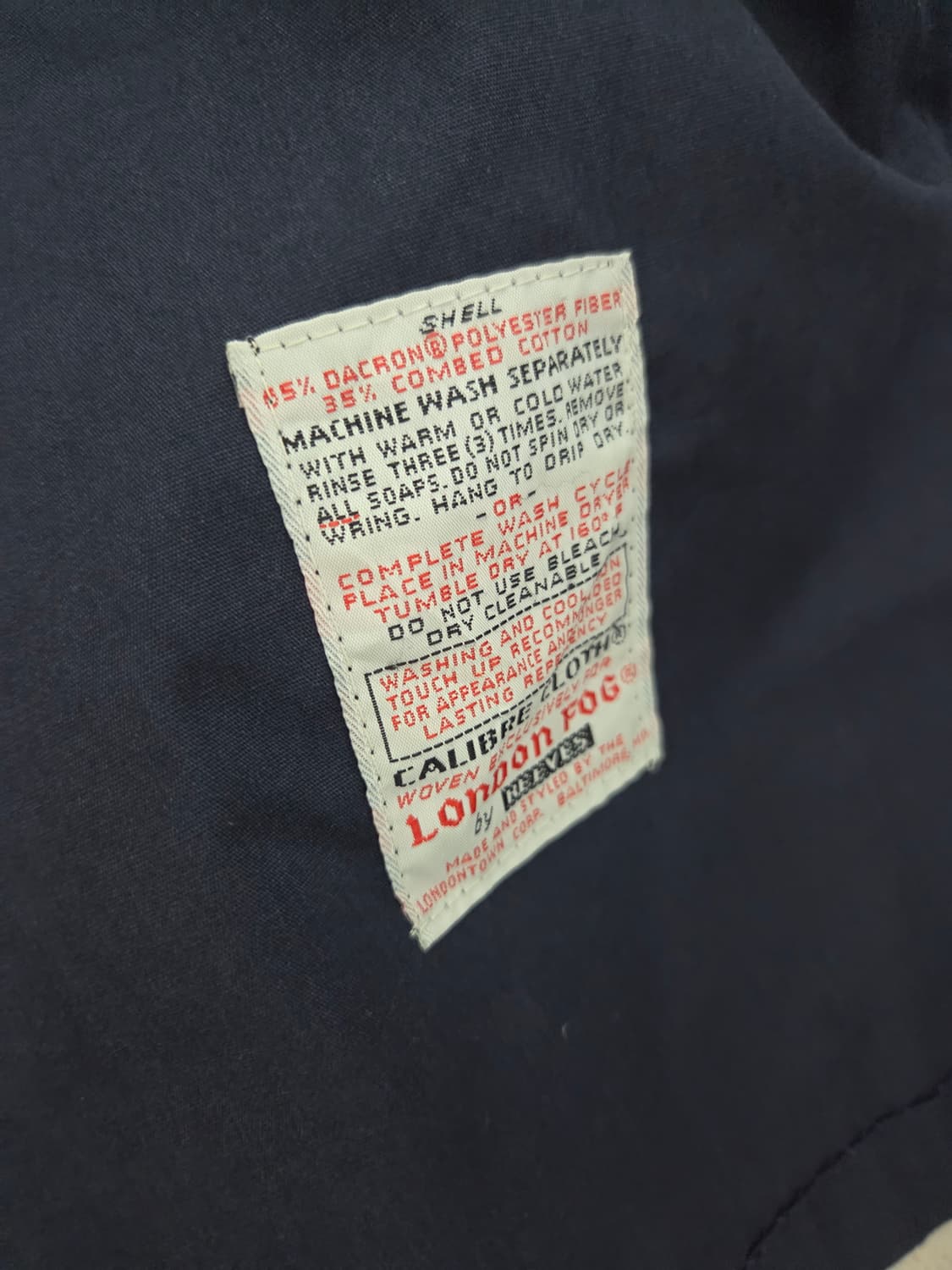 London Fog 블루종 자켓 상품이미지7