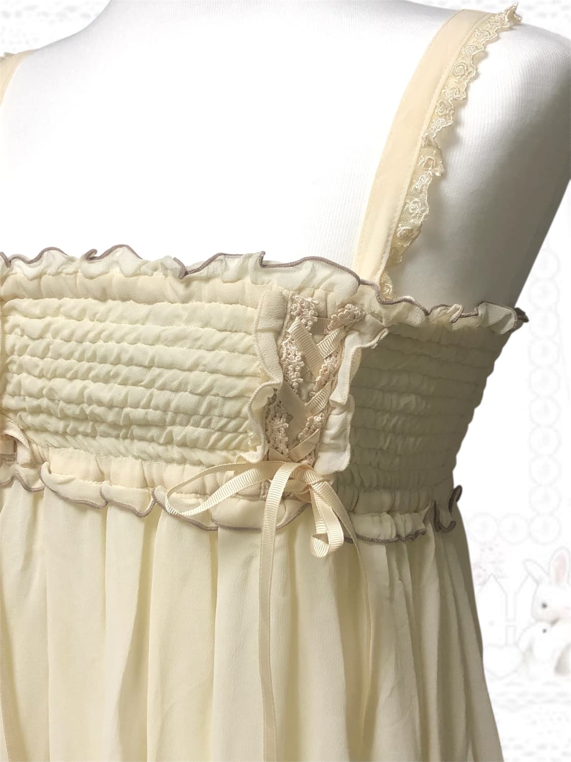 일본빈티지 라떼갸루 히메갸루 원피스 모리걸 상품이미지2