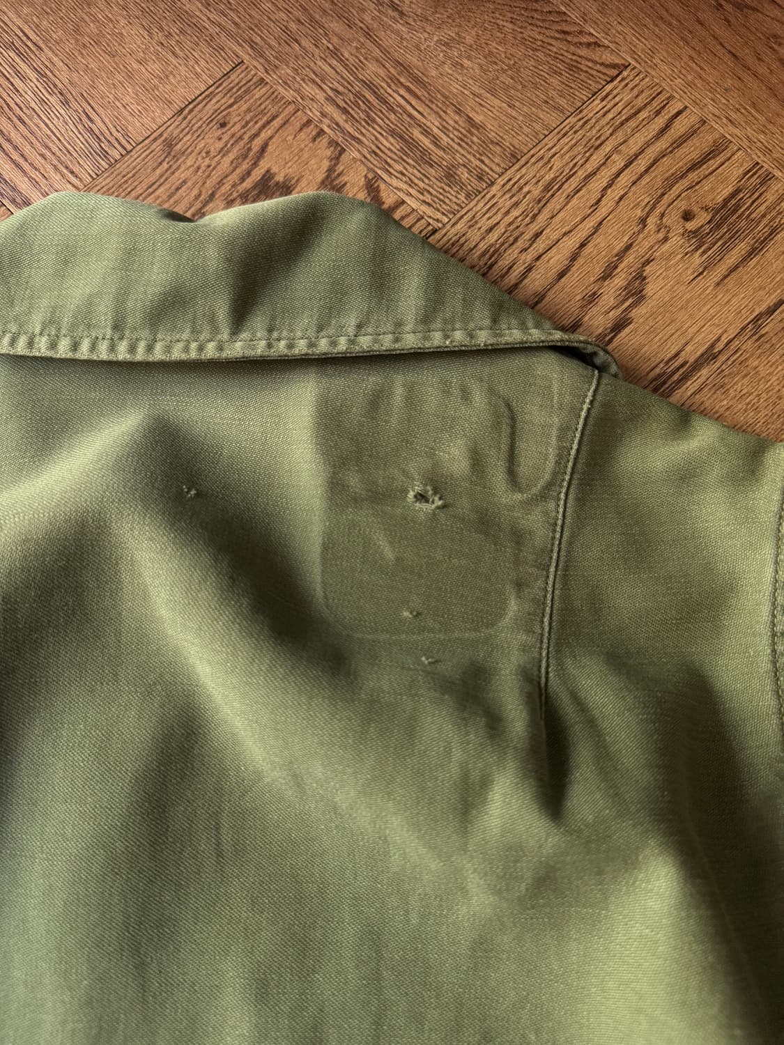 [S]60's 오리지널 U.S ARMY OG-107 밀리터리 셔츠 상품이미지7