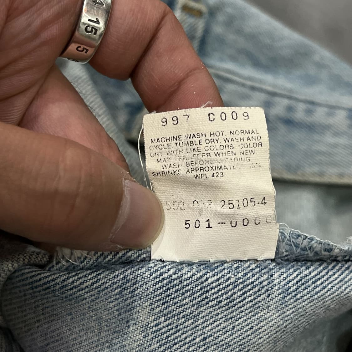  USA 리바이스 501xx 데님팬츠 y13602 상품이미지9