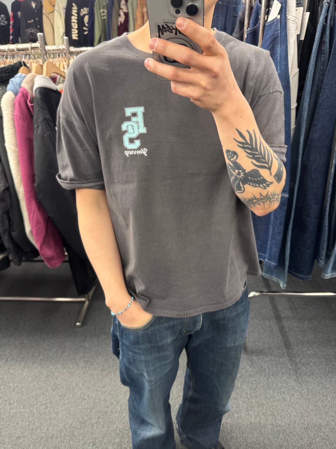 L)Niko And 빈티지 프린팅 반팔 상품이미지1