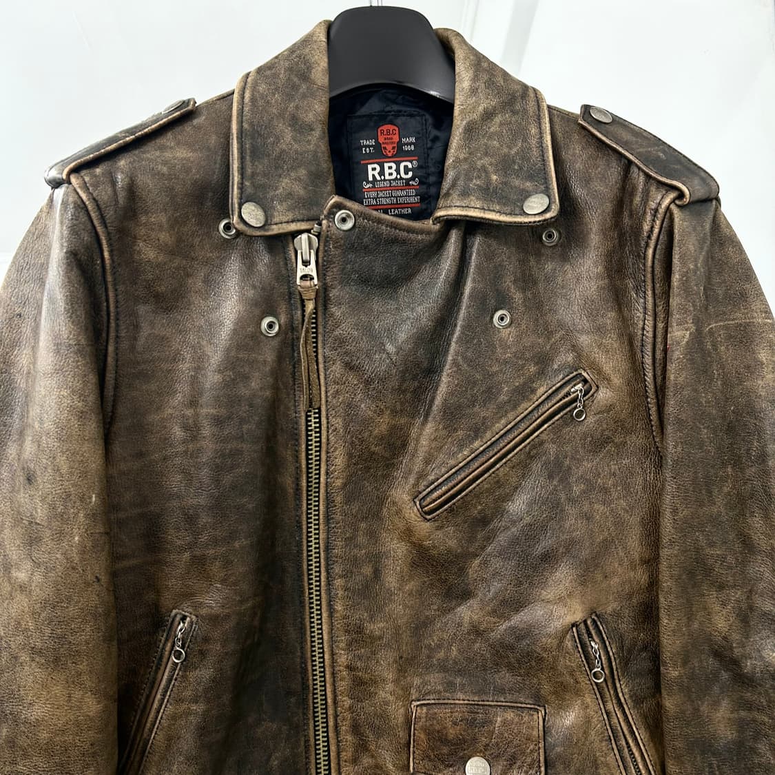 RBC 소가죽 라이더 자켓 상품이미지6