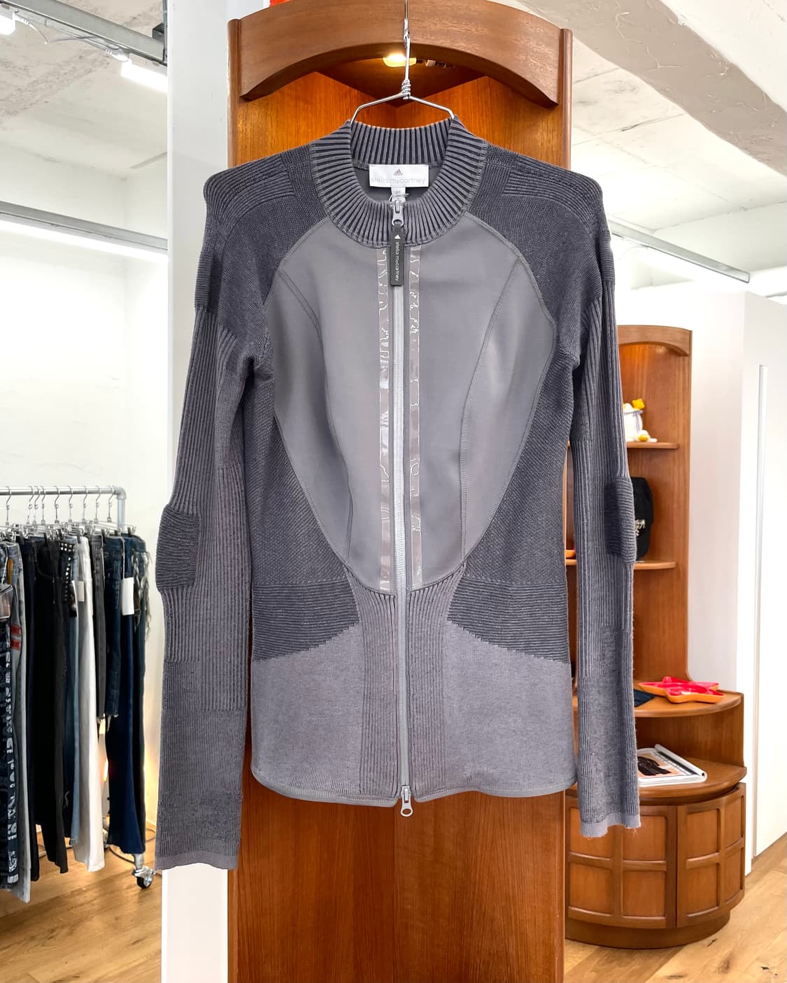 [M] 스텔라매카트니 x 아디다스 니트 집업 자켓 상품이미지1