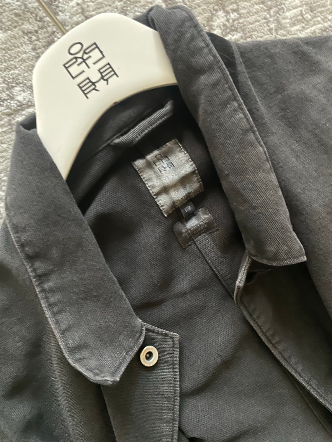 폴리테루 coverall jacket 초어자켓 2 차콜 상품이미지2