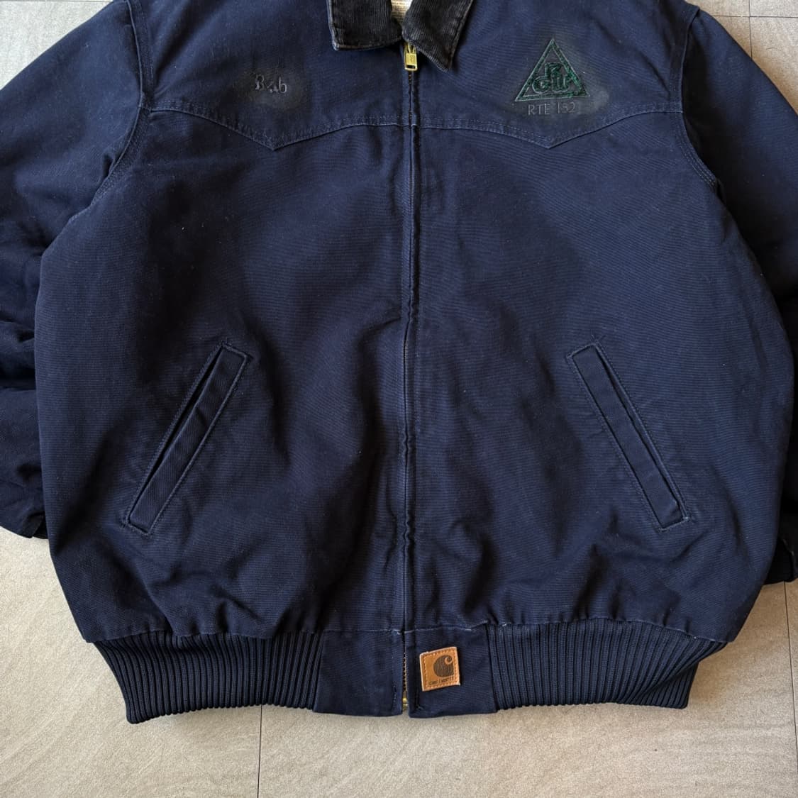 칼하트 정품 네이비 산타페 자켓 상품이미지4