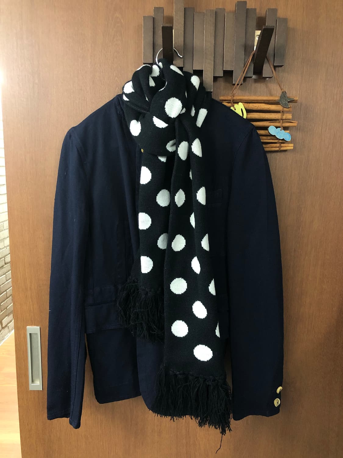 Vintage 도트 머플러  상품이미지1