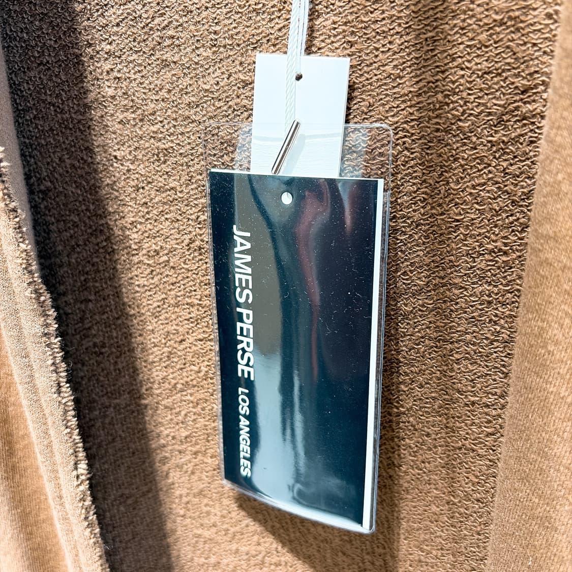 (정품/새상품) 제임스펄스 여성 브라운 프렌치 테리 후드 코트 상품이미지3