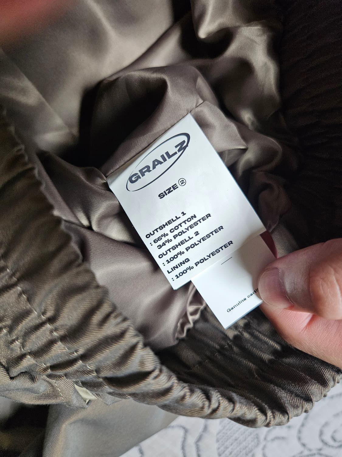 [2] 그레일즈 바라쿠타 블루종 자켓 투톤 브라운 상품이미지4