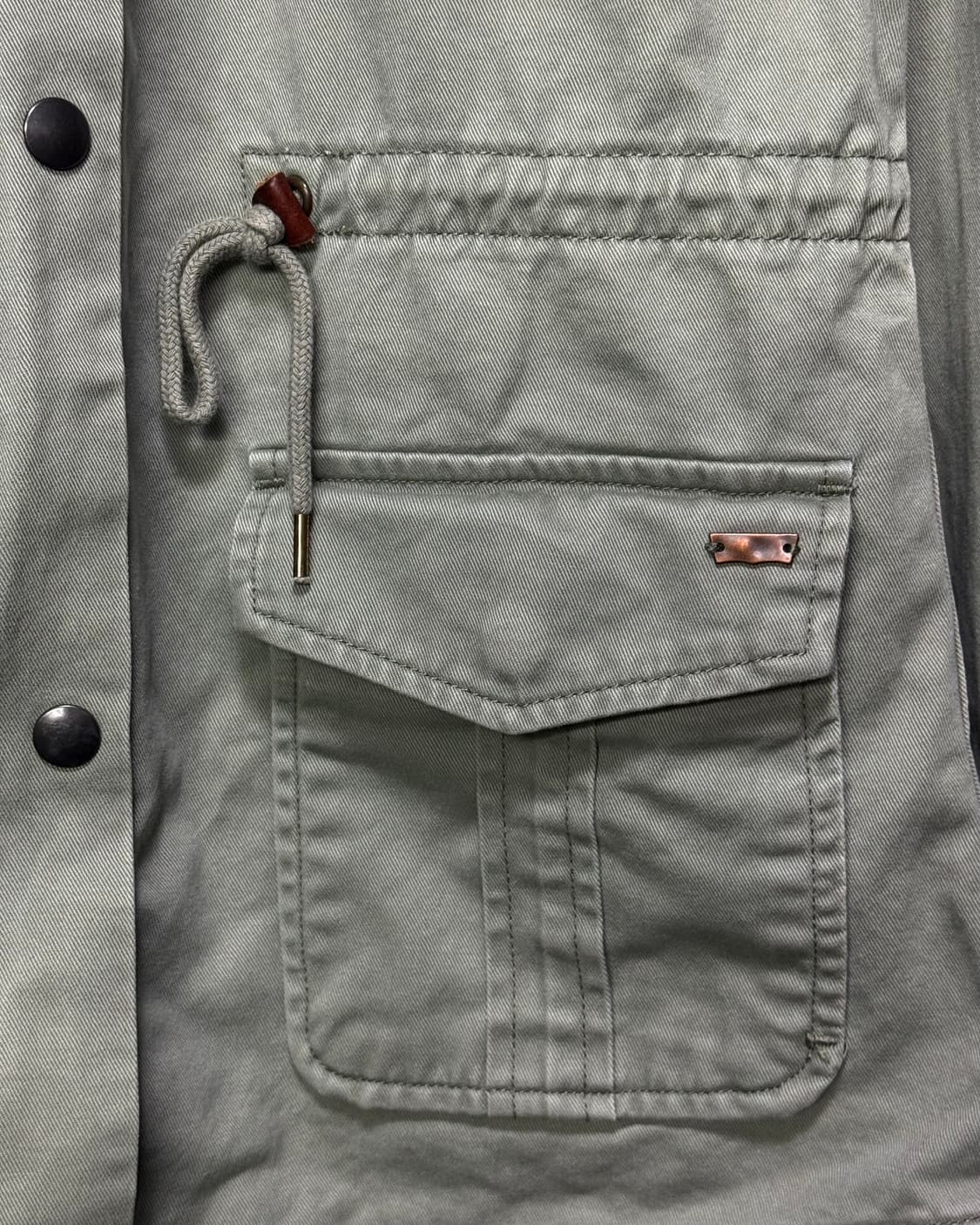 리바이스 민트 면 코튼 워시드 워크 자켓 후드 야상 개파카 피쉬테일 헌팅 상품이미지4