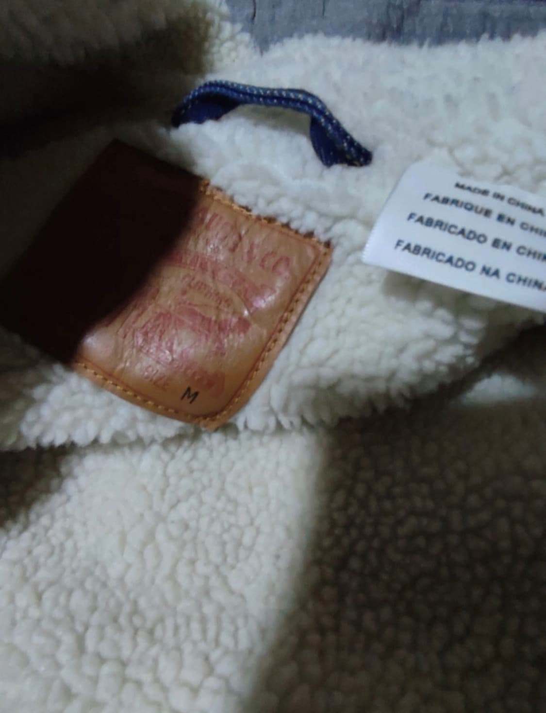 리바이스 양털자켓 쉐르파 트러커 청자켓  m(100~105) 새상품 상품이미지3