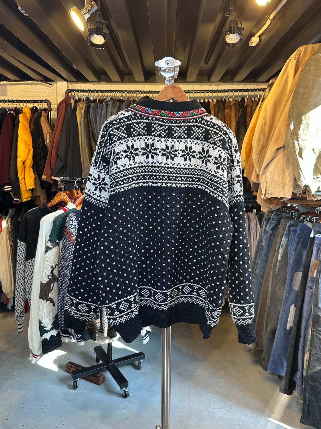 노르웨이 헤비 울 노르딕 스웨터  상품이미지2