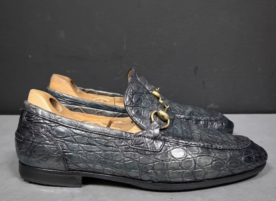 GUCCI 구찌 홀스빗 로퍼(크로커다일 스킨-악어가죽)6사이즈-해외발송 상품이미지4