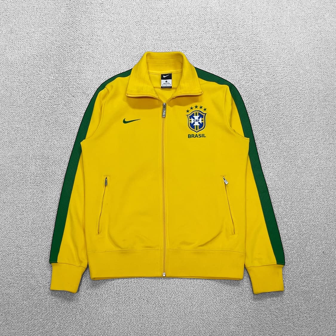 나이키 브라질 트랙탑 져지 옐로우 그린 상품이미지1