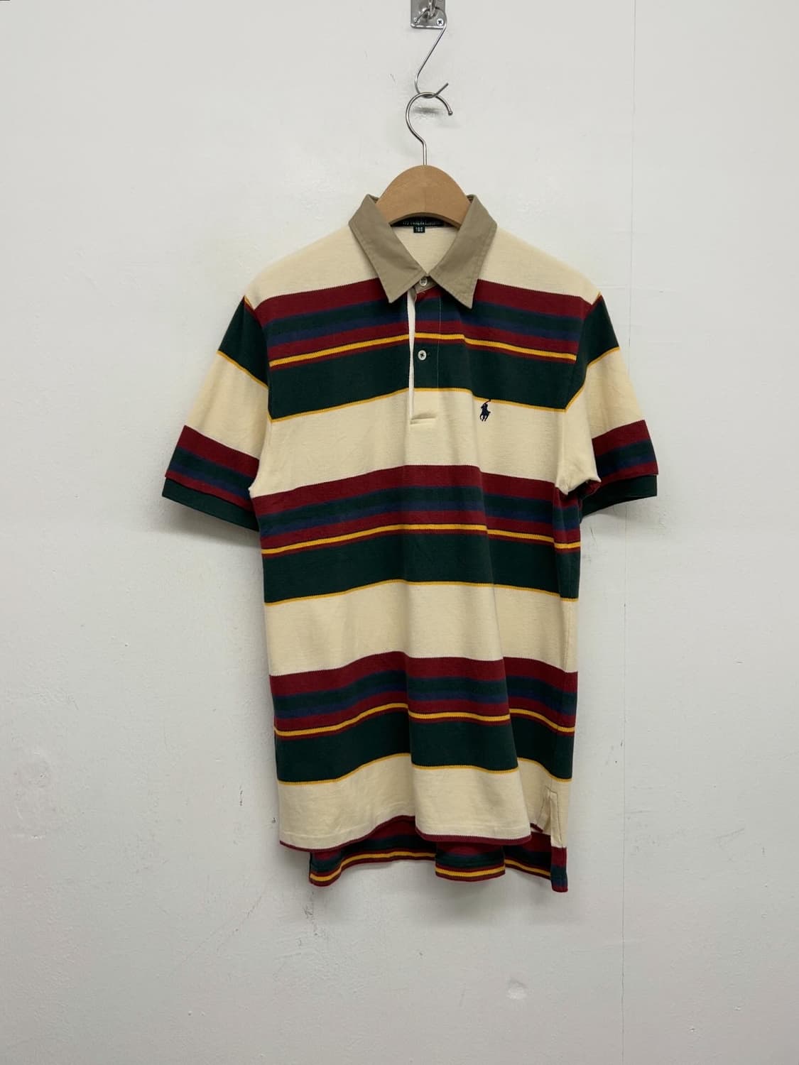 90s 폴로 랄프로렌 스트라이프 폴로셔츠 상품이미지1