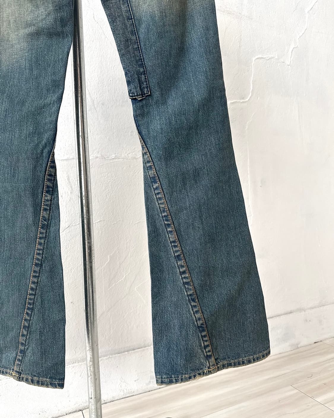 Joey Patchwork Bootcut Denim Pants 상품이미지7