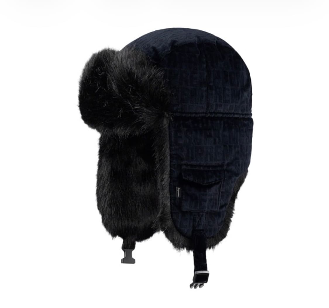 [M-L] 21FW 슈프림 벨벳 트루퍼 블랙 상품이미지1