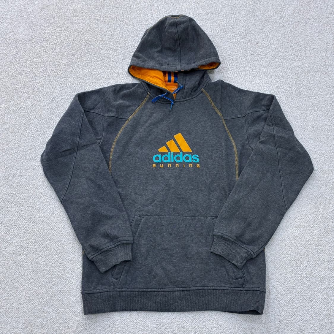 실측확인 아디다스 기모 후드티셔츠 0309E 상품이미지1