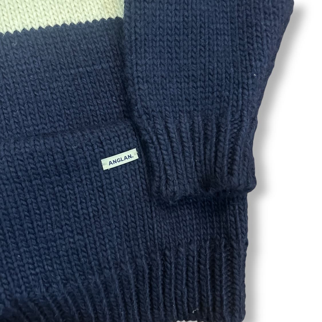 앵글런 헤비울 니트 집업 상품이미지4