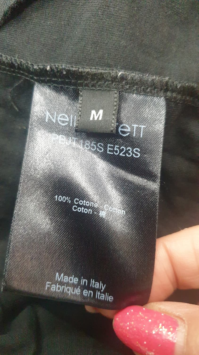 닐바렛 블랙 부엉이 프린팅 티셔츠 M 상품이미지6