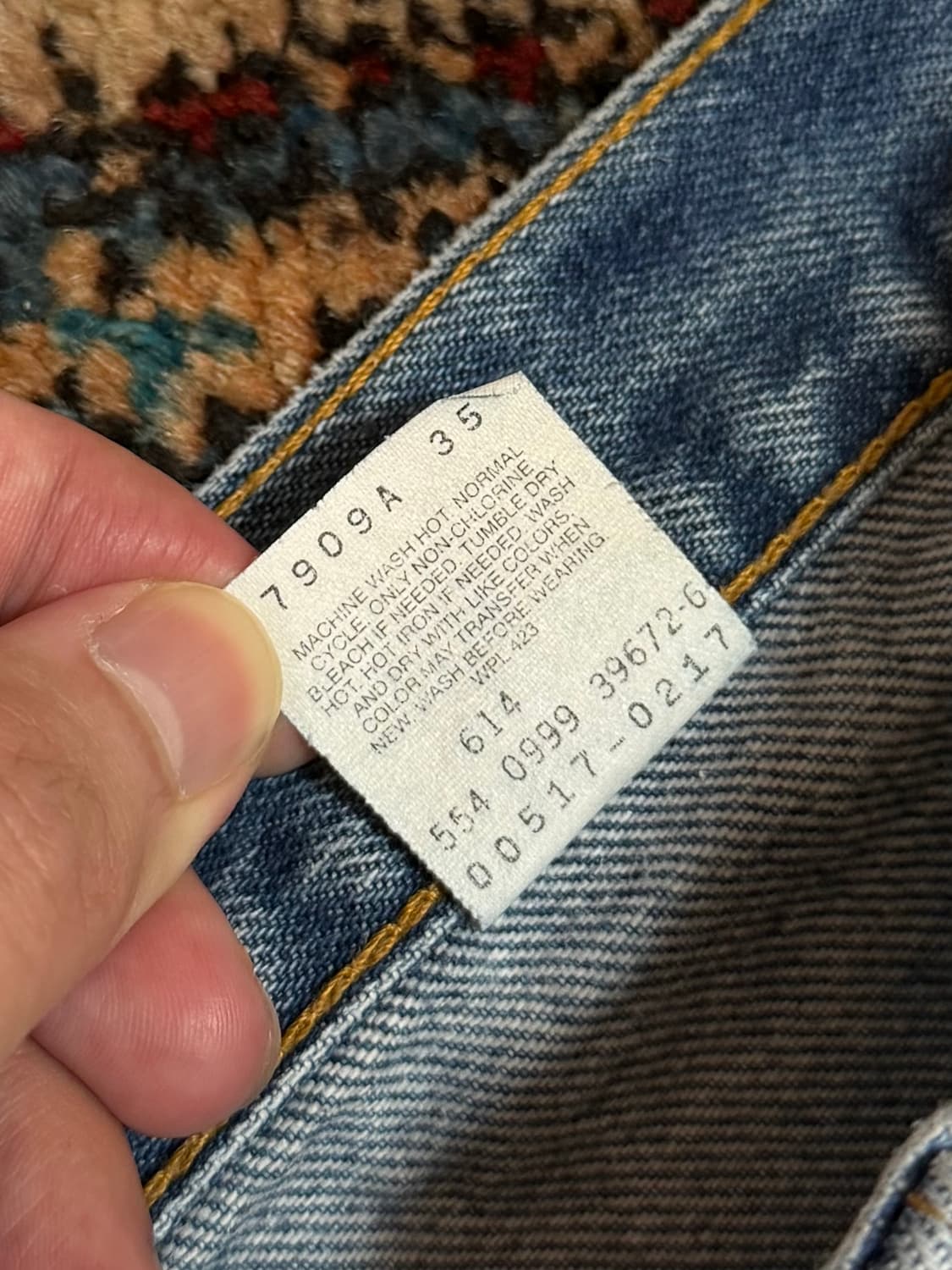 90's USA Made 빈티지 리바이스 517 오렌지탭 부츠컷 상품이미지10