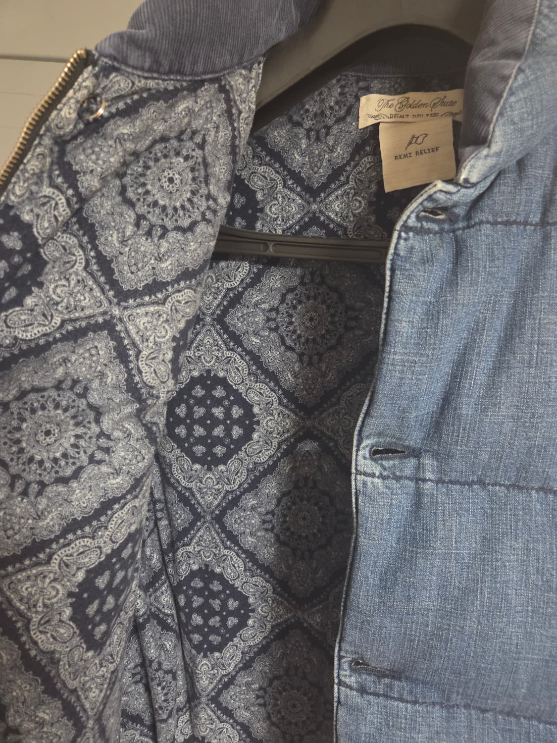 레미릴리프 데님 다운 베스트  상품이미지5