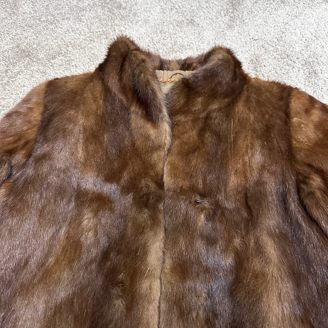 ROTINY 브라운 사가밍크 퍼자켓M 상품이미지7