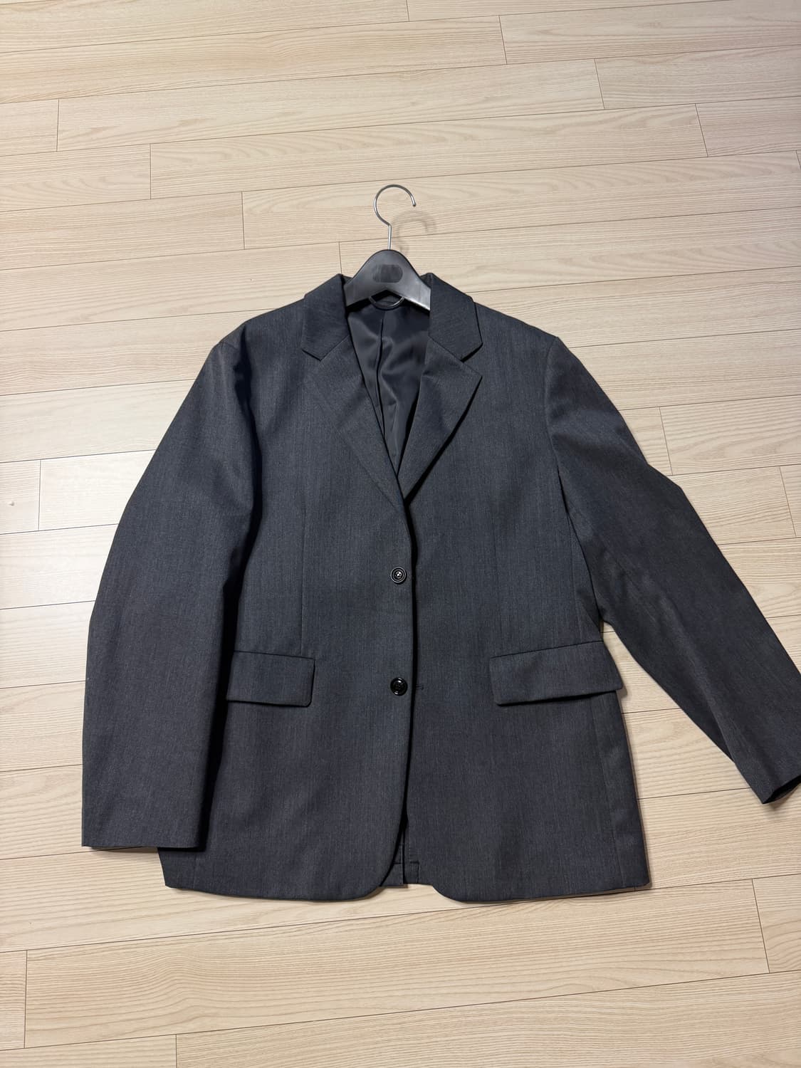 벨리에 3117 세트업 자켓 차콜 그레이 m 상품이미지1