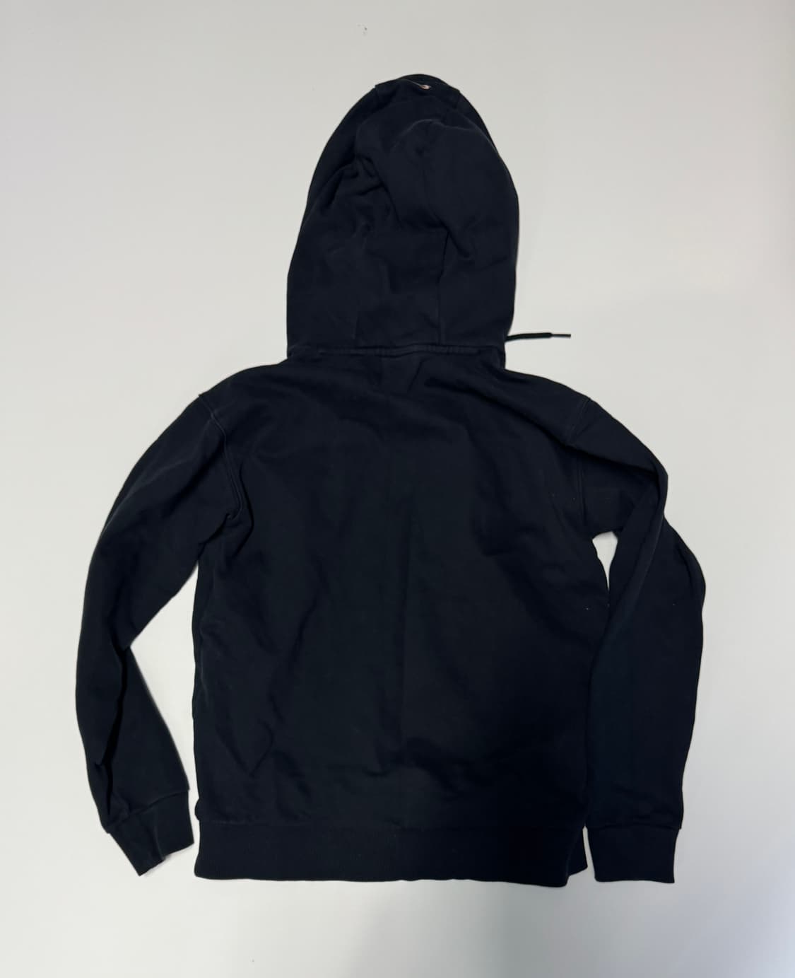 뉴발란스 레트로 스펠로고 후드티 블랙 상품이미지2