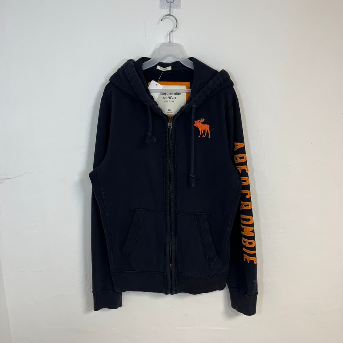 Abercrombie navy hoodie zip-up 상품이미지4