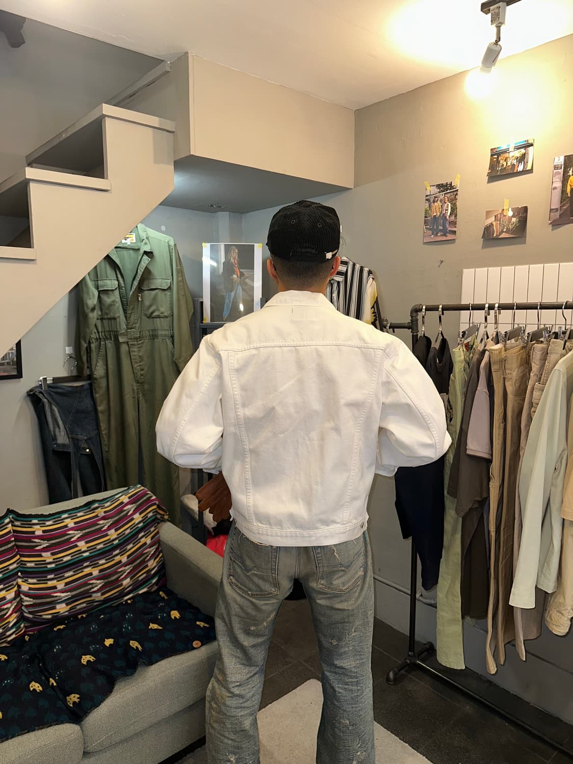 80’s Levi’s Japan white trucker jacket 상품이미지3