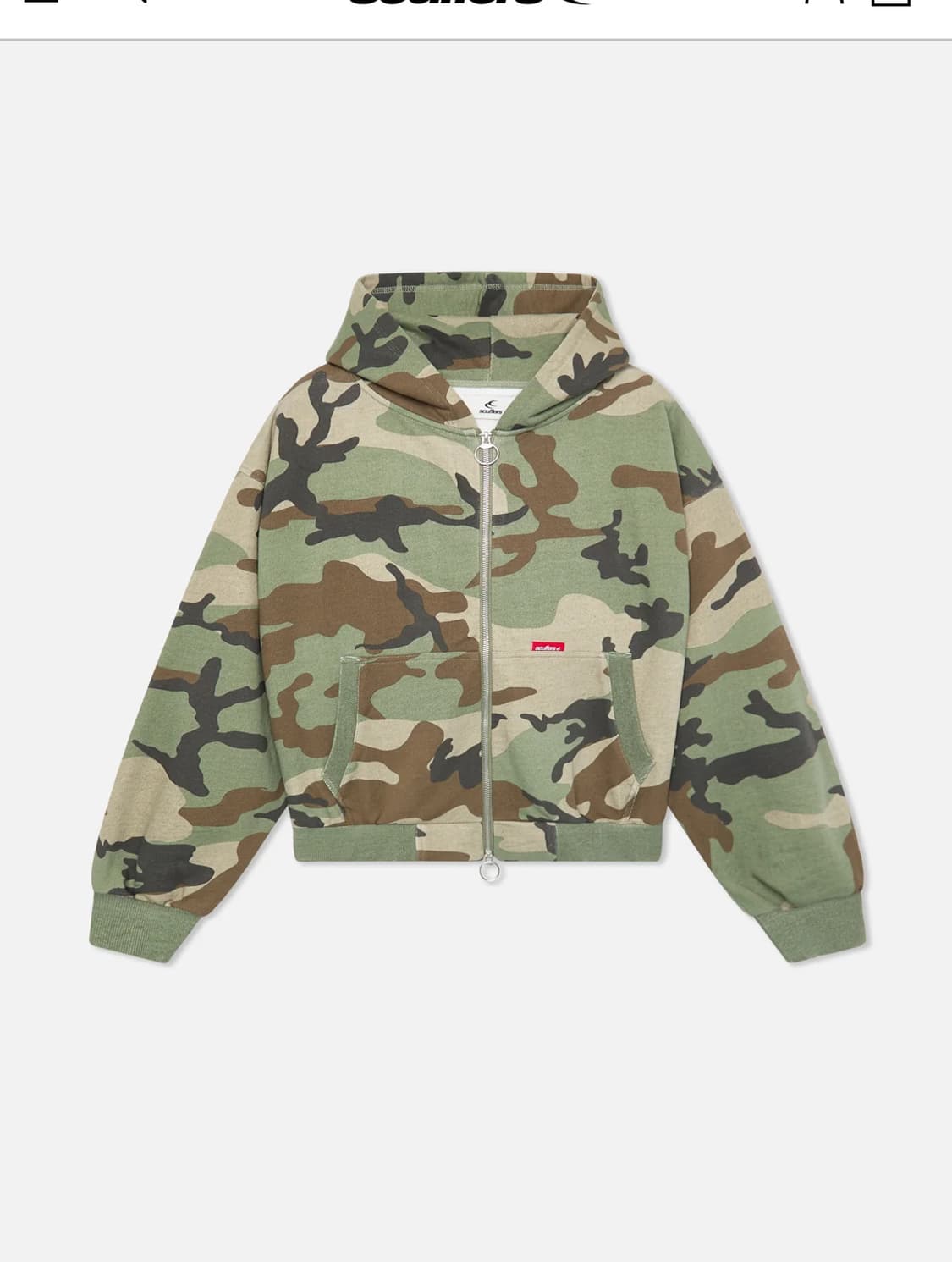 scuffers 카모후드집업 m이나s구매합니다 상품이미지1
