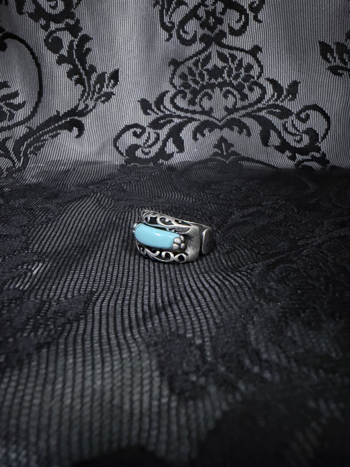 [VINTAGE] ༺ RING 007 오리엔탈 민트 터키석 오픈링 상품이미지6