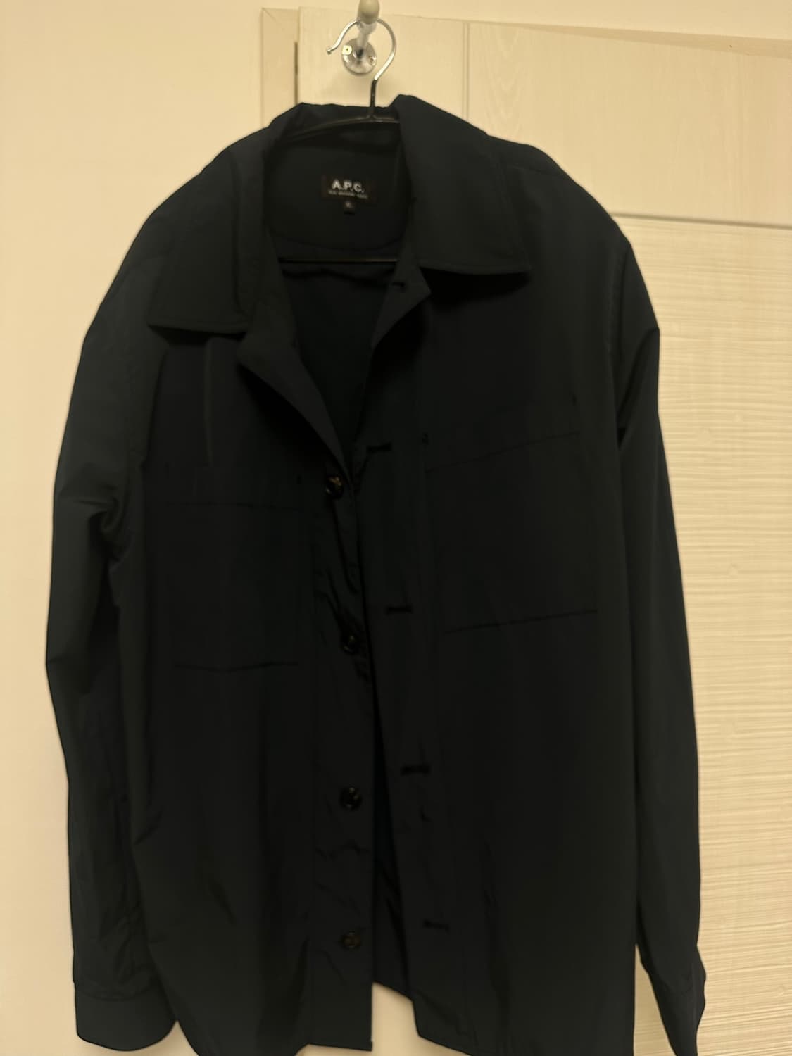 apc 아페쎄 나일론 셔츠 네이비 xl 100-105 상품이미지3