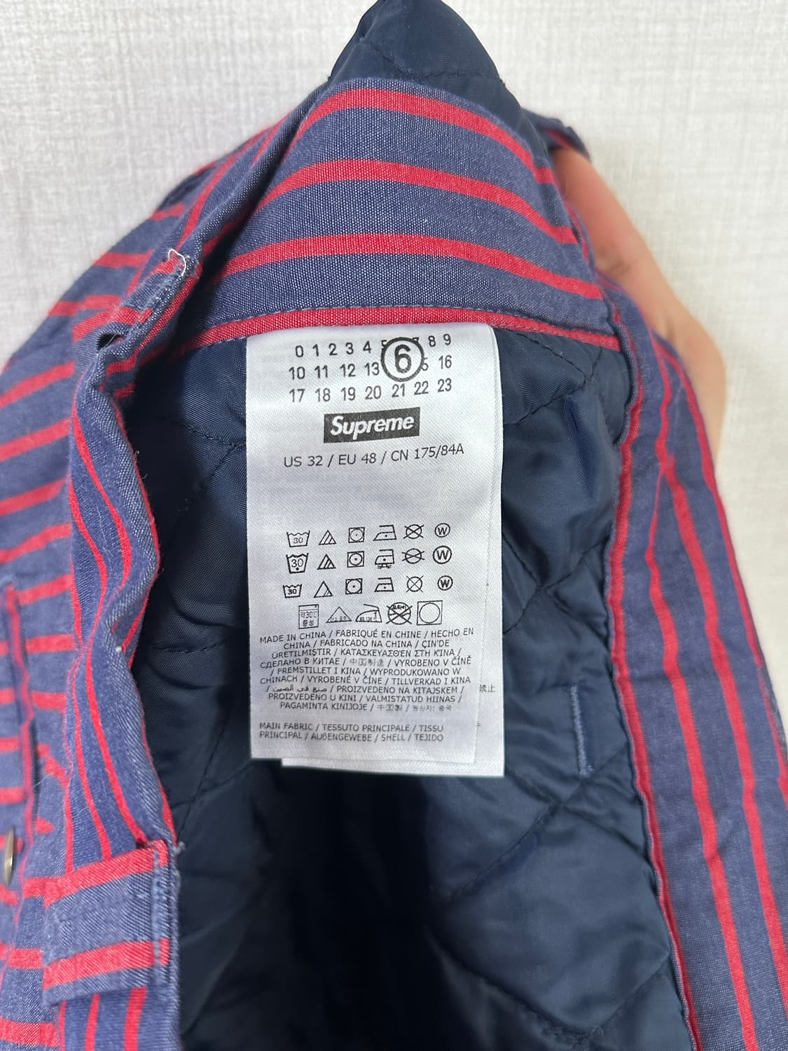 supreme x mm6 padded short 상품이미지8