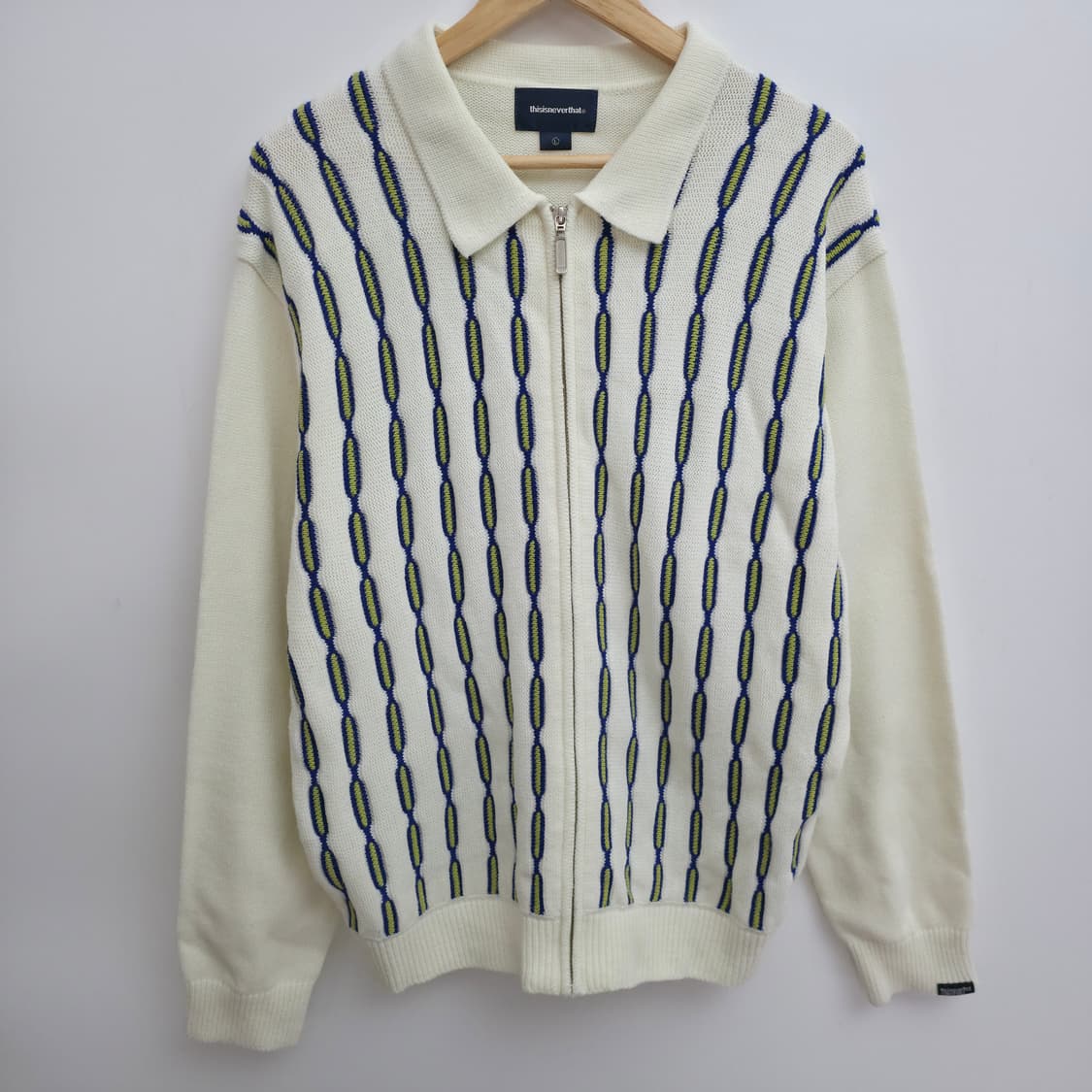 [L] 디스이즈네버댓 니트 카라 집업 상품이미지1