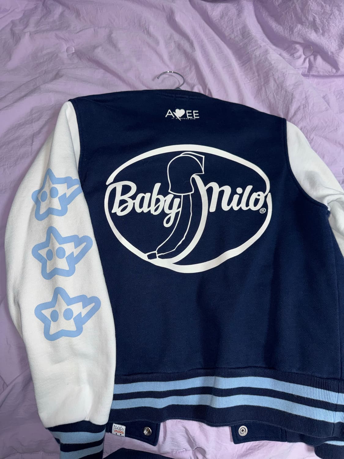 베이비 마일로 바시티자켓 상품이미지4