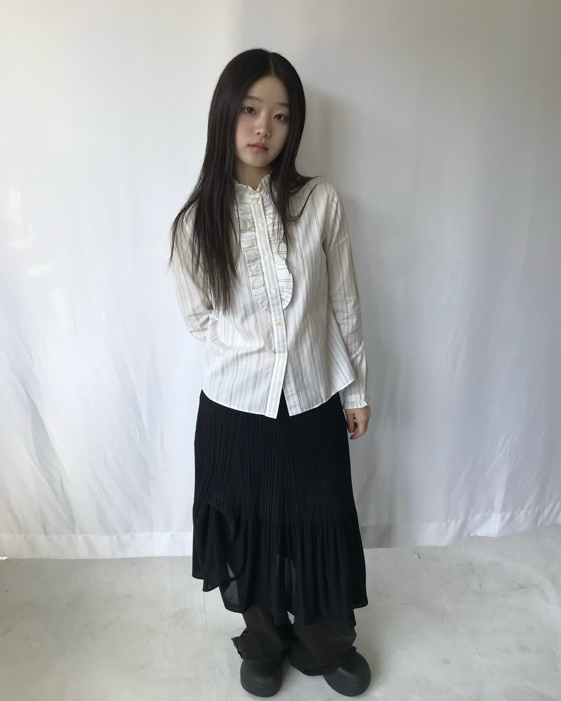 스프라이프 프릴 셔츠  상품이미지5