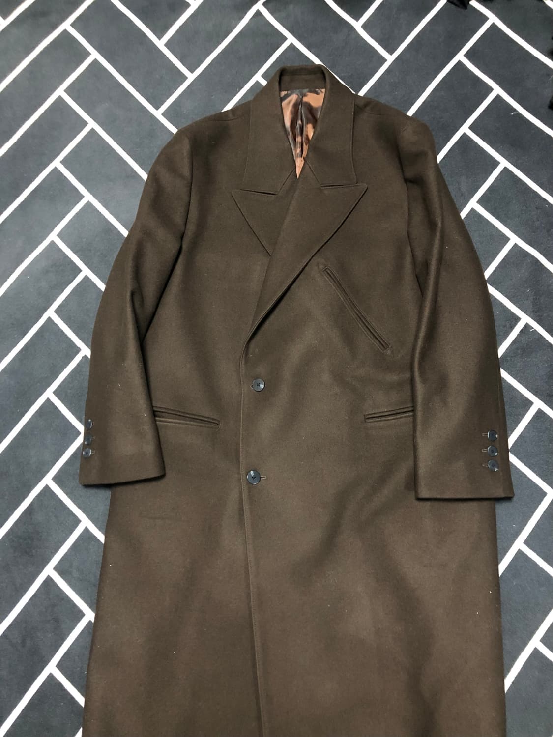 (새제품)이얼스어고우 타임리프 더블브레스트코트/몽클레어 스톤 발망 프라다 상품이미지3