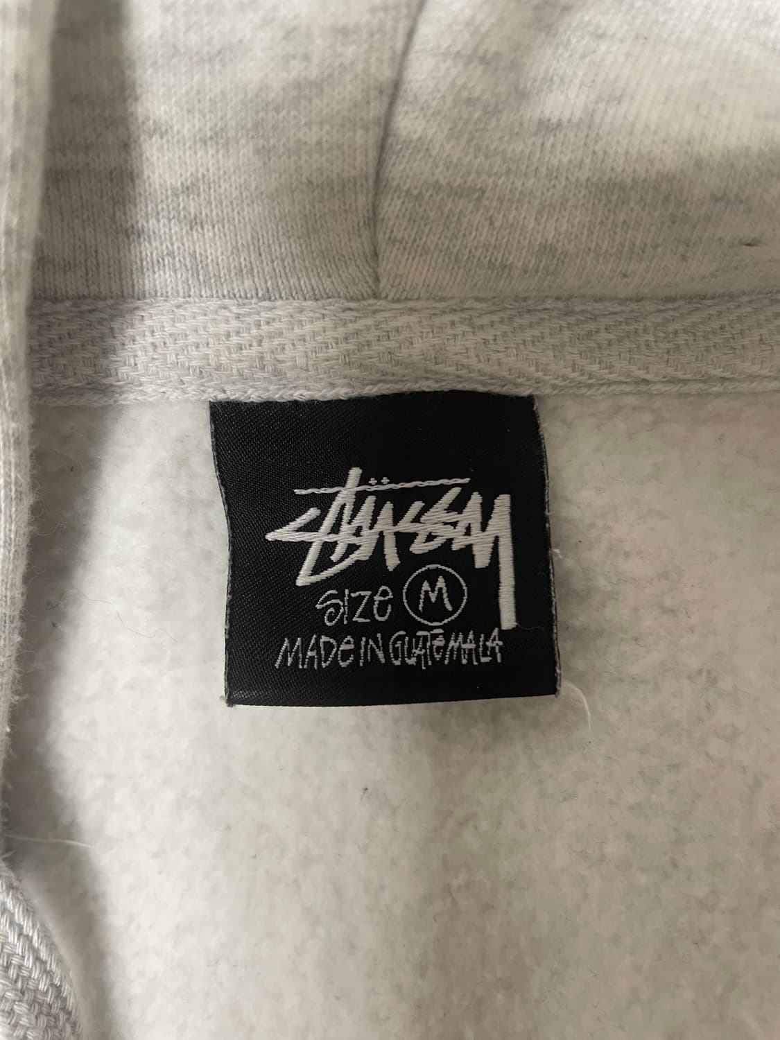 스투시 월드투어 후드 집업 애쉬 해더 2023 상품이미지4