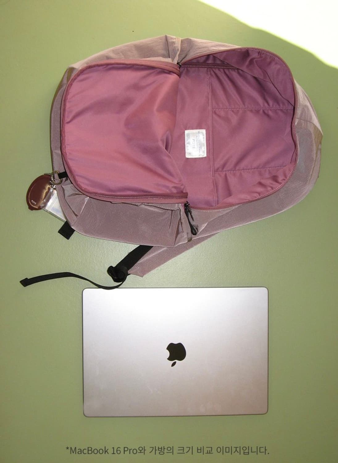 Pote Hideslot Classic Backpack(L) Purple 상품이미지10